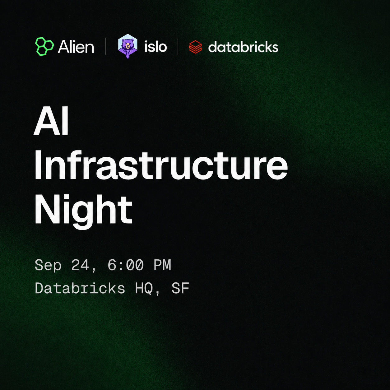 AI Infra Nights x Autonomous Engineering: SF Edition Sep 24