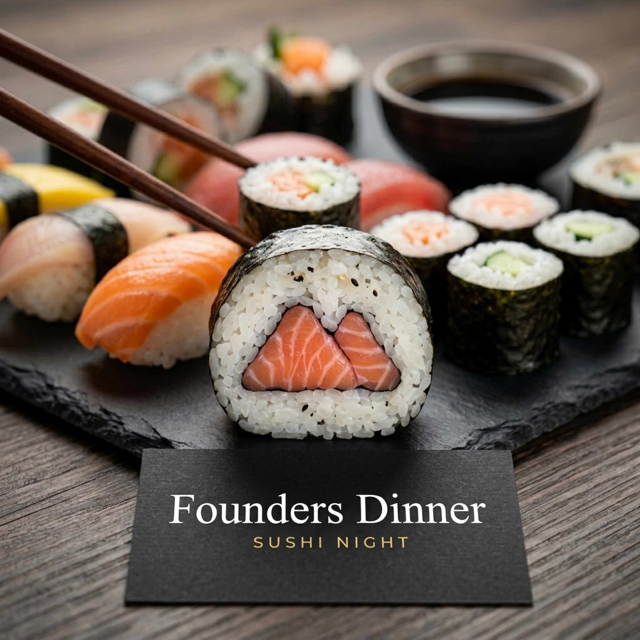 Dîner des fondateurs - Soirée Sushi