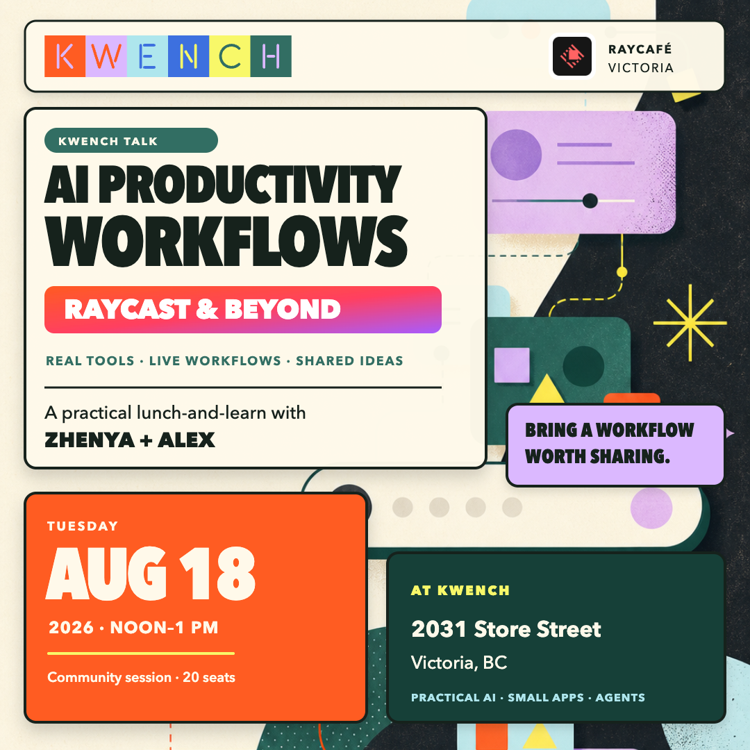 Flux de travail de productivité avec l'IA : Raycast et au-delà