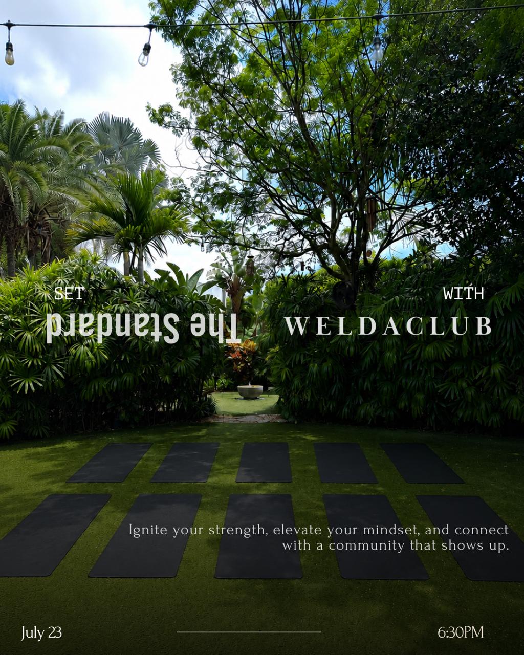 Set the Standard with Welda Club