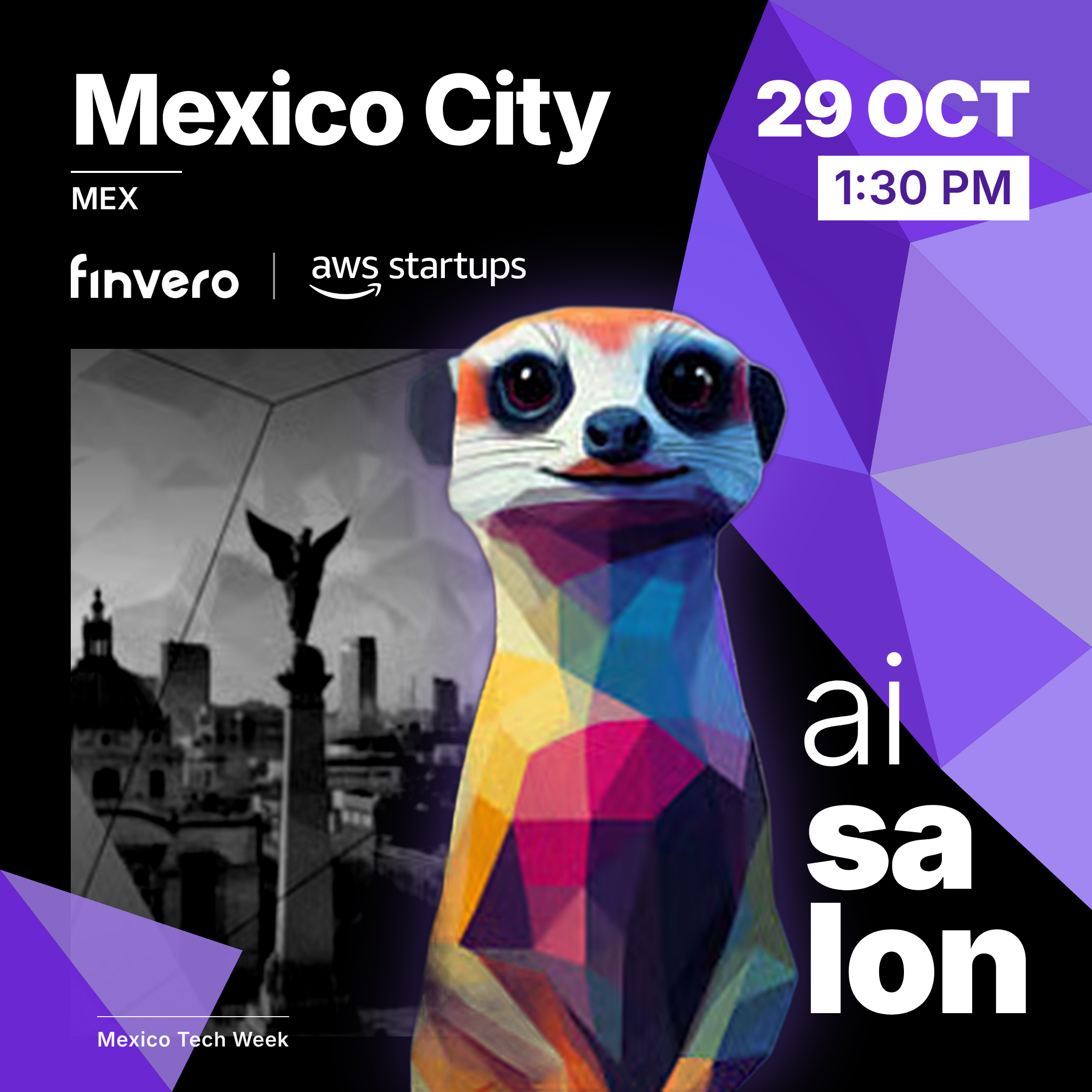 AI Salon | Finvero & AWS Startups | Mexico Tech Week