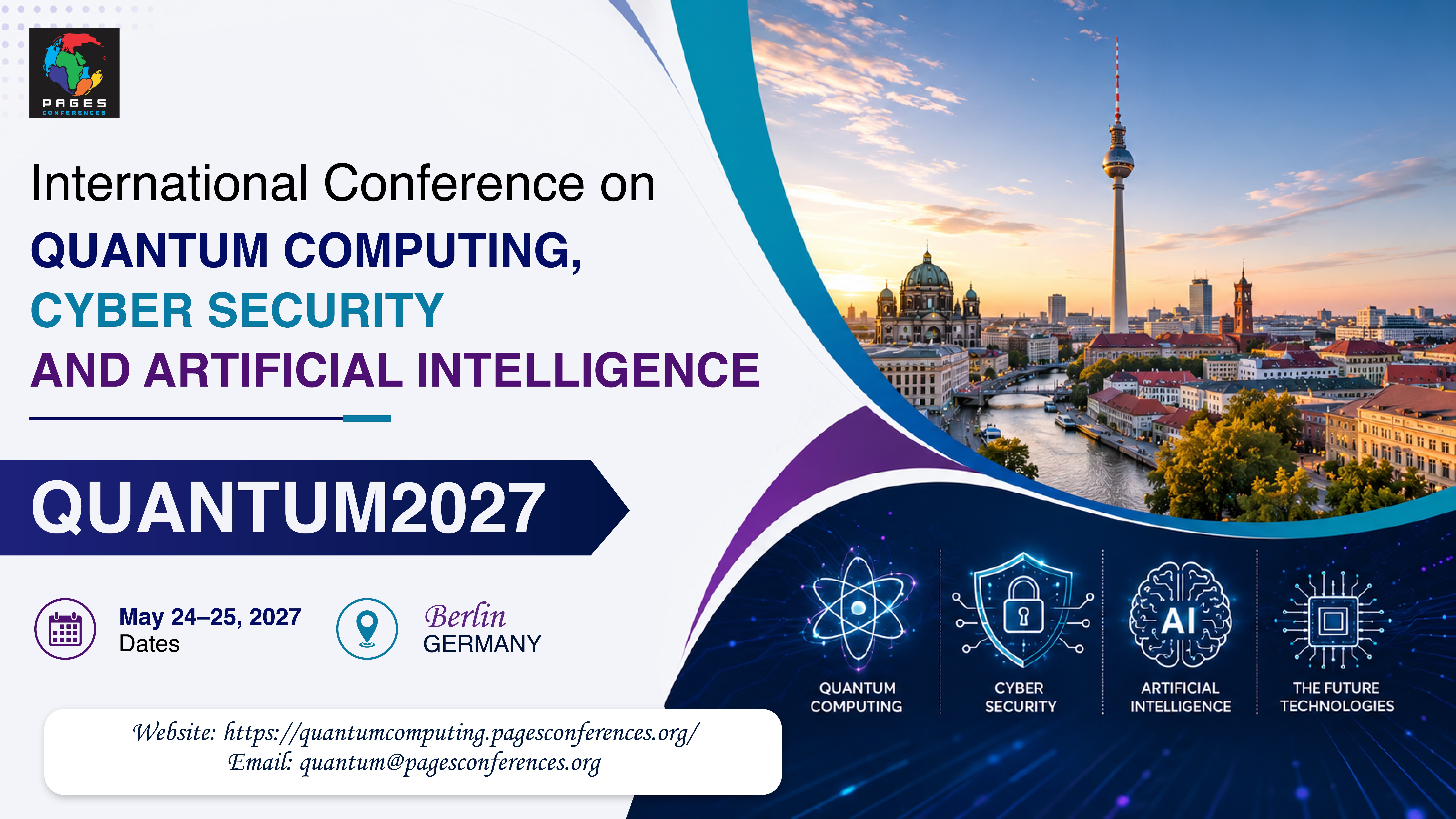 International Conference on Quantum Computing, Cyber security and Artificial Intelligence