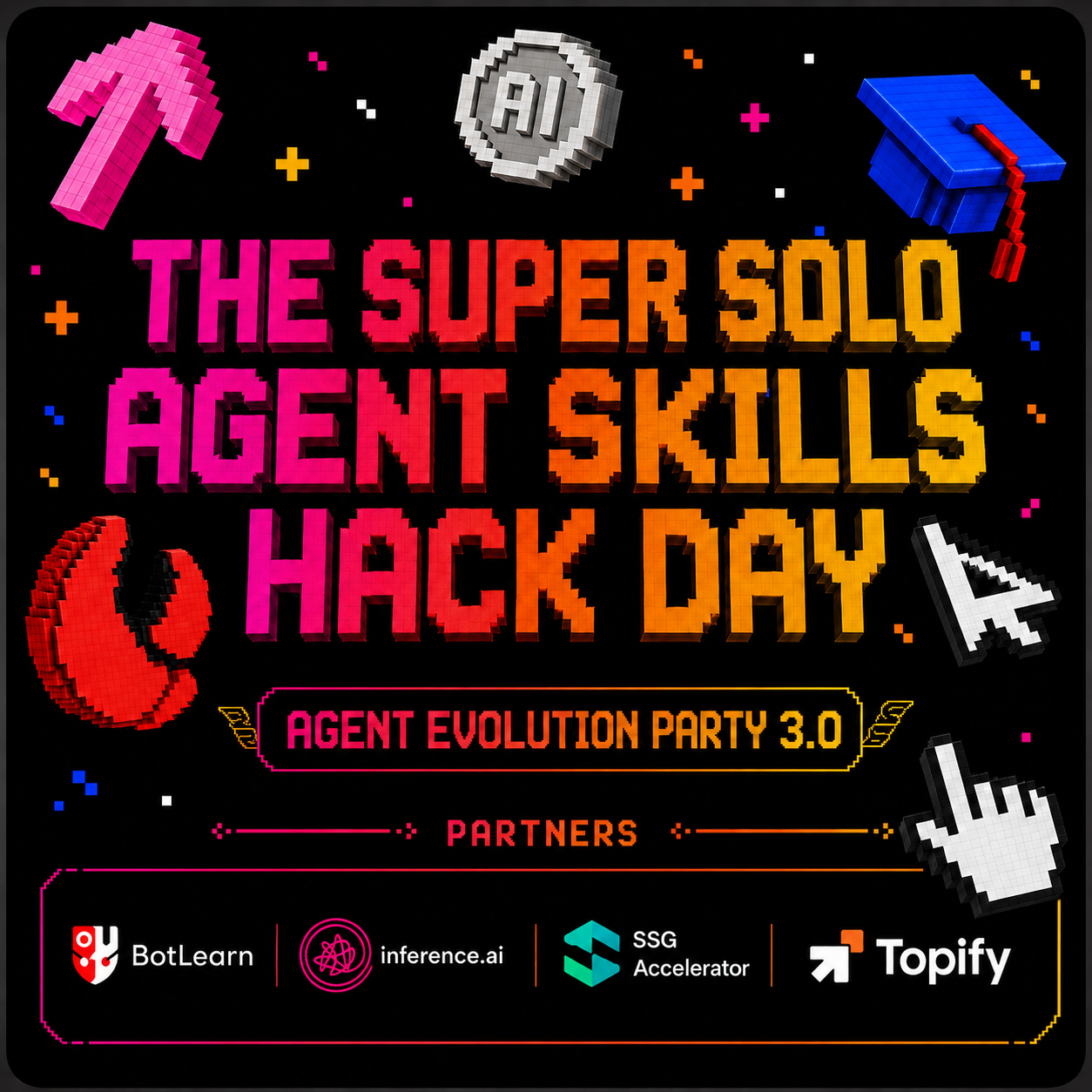 Cover art for #The Super Solo: Agent Skills Hack Day — Redwood City, CA