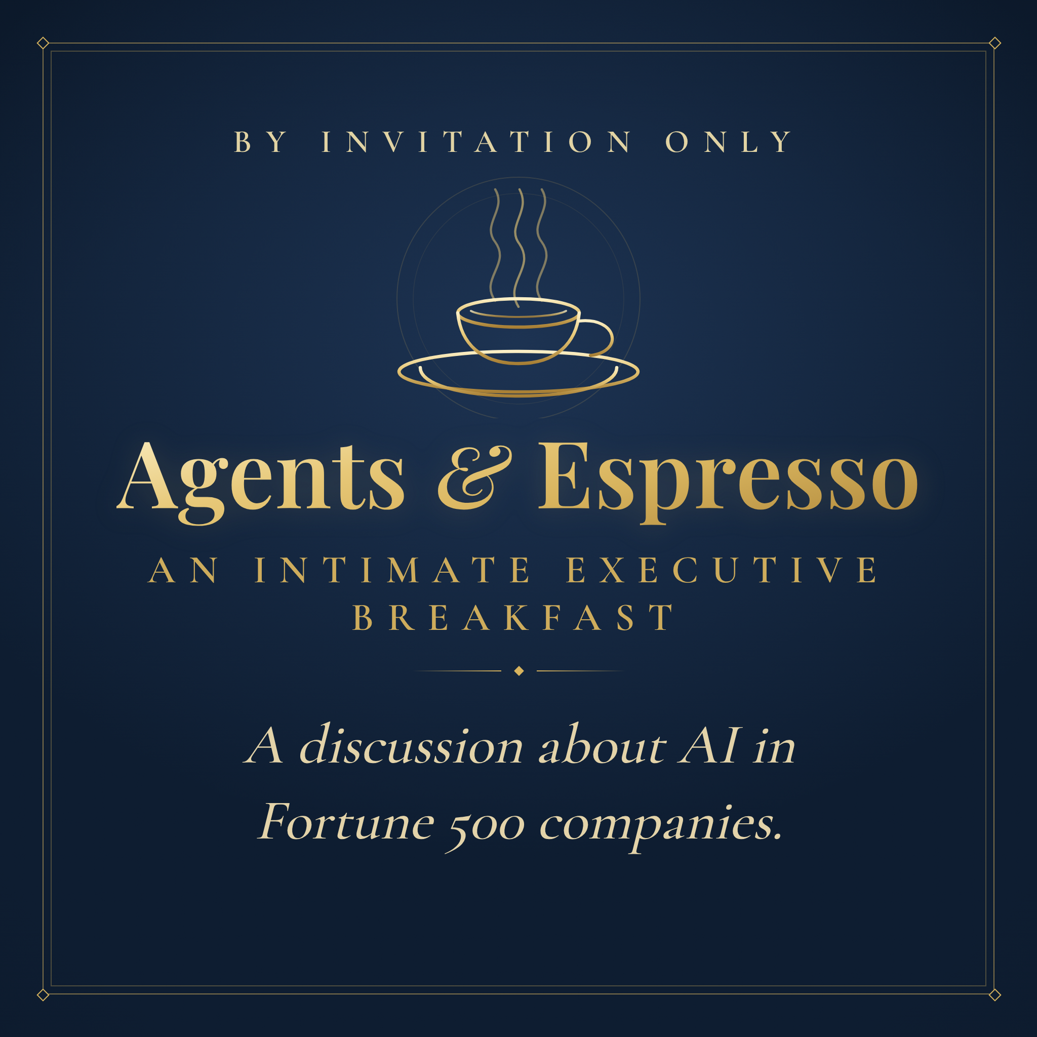 Cover art for #Agents & Espresso: An Intimate Executive Breakfast — Leon's
