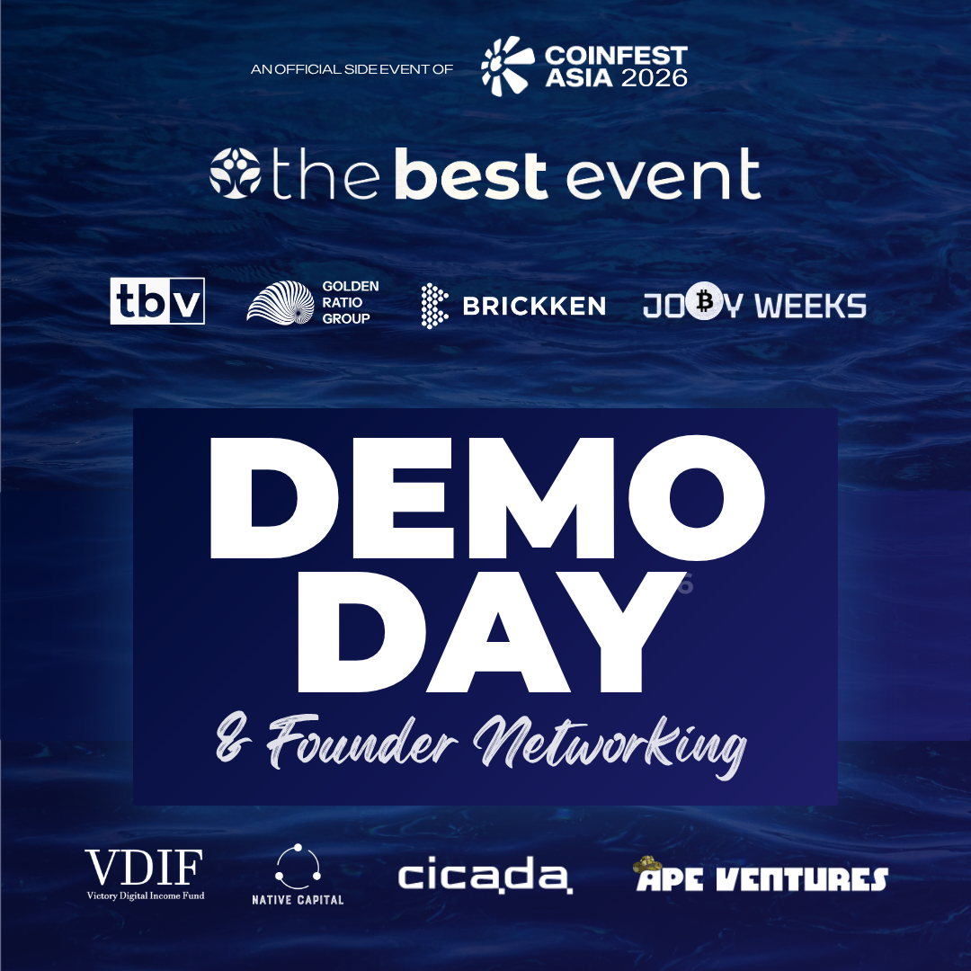 TBV Demo Day at the VHouse - an official side event of Coinfest Asia