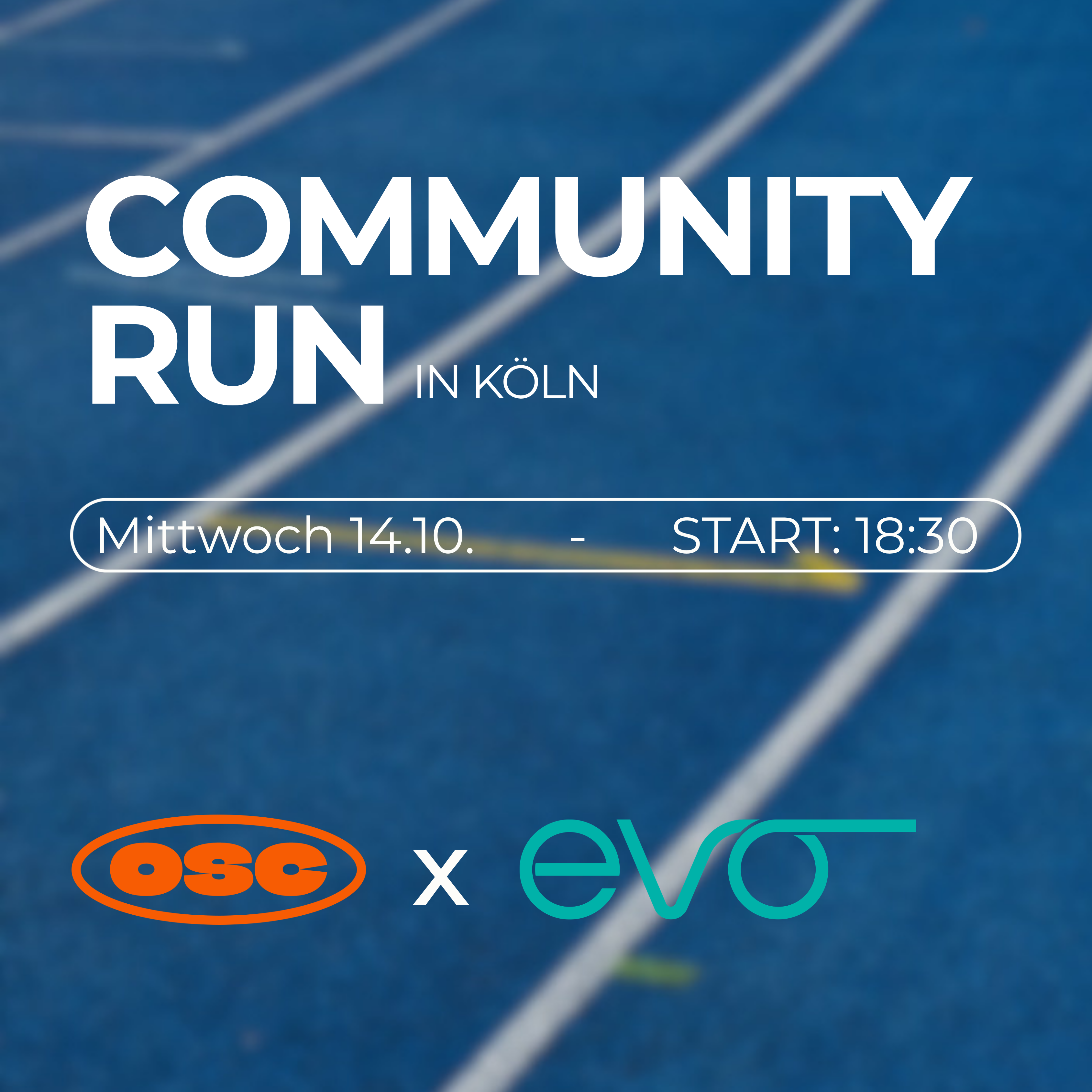 EVO FITNESS x OSC COMMUNITY RUN🧡🪩