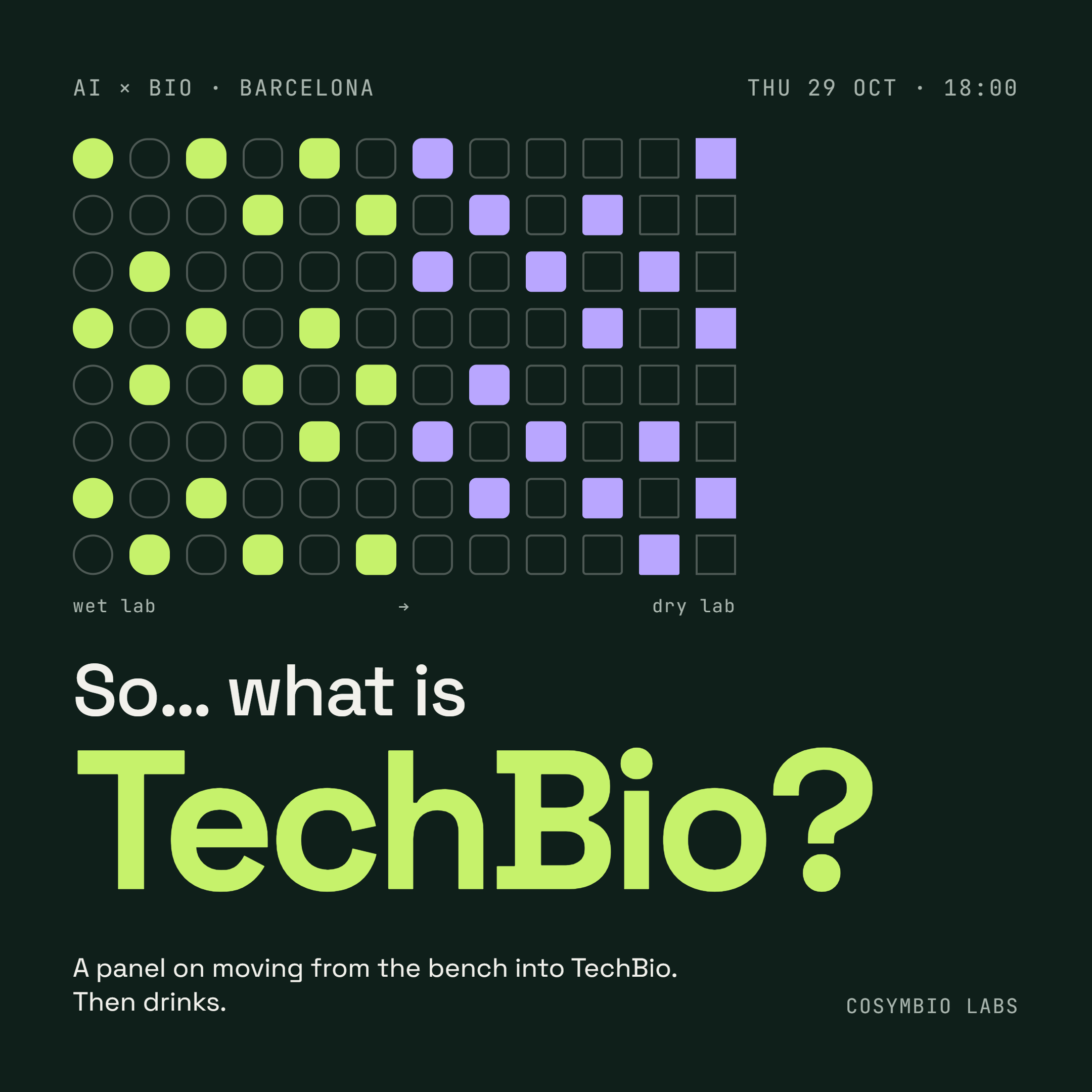 So… what is TechBio? An AI x Bio evening in Barcelona