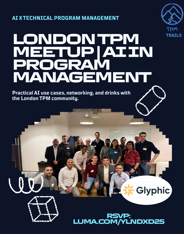 Cover art for #London TPM Meetup | AI in Program Management — 3 Waterhouse Sq