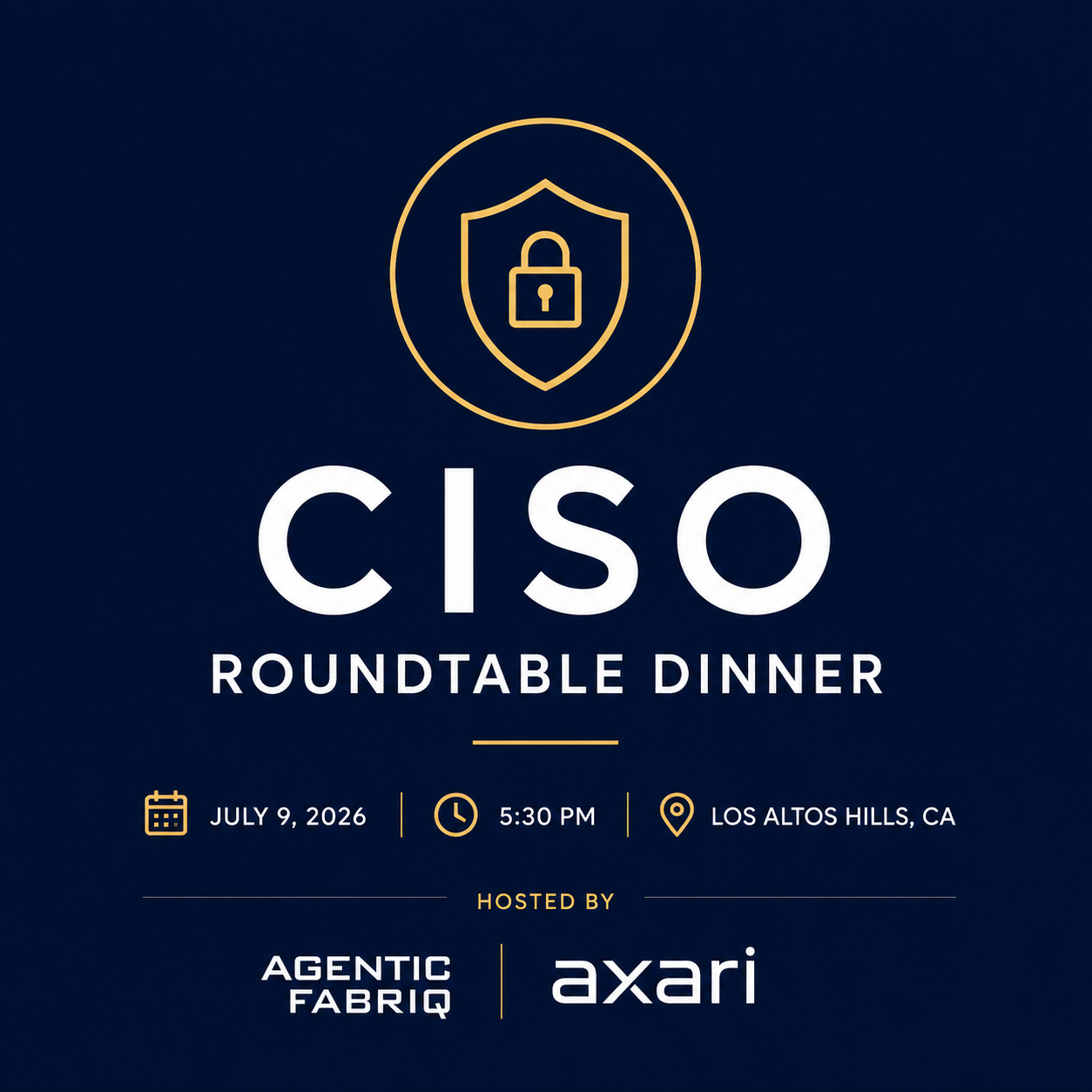 CISO Roundtable Dinner