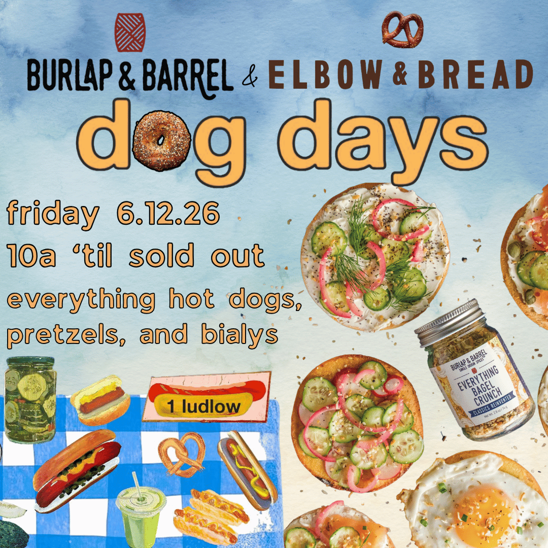 Cover art for #Burlap & Barrel x Elbow Bread Everything Bagel Crunch Collaboration — 1 Ludlow St