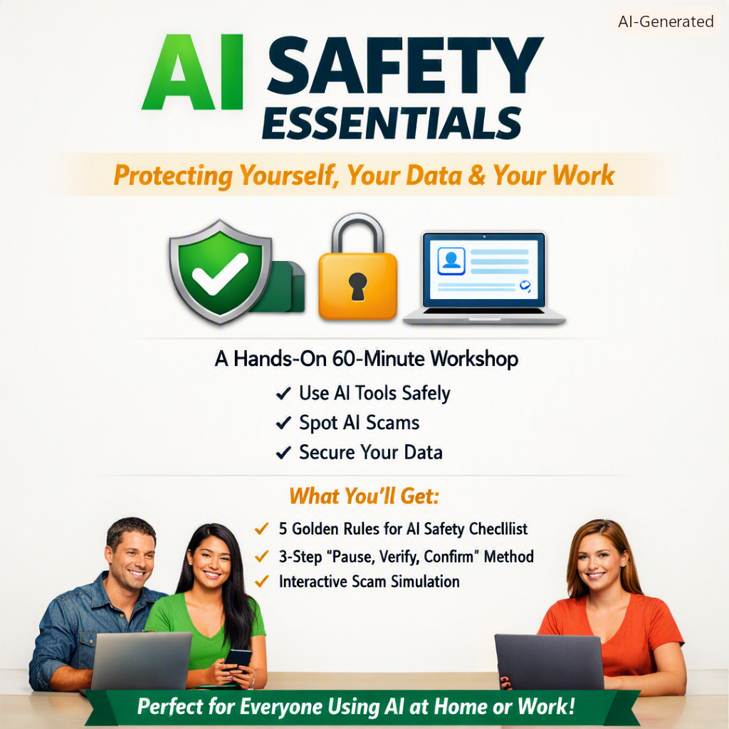 Esenciales de Seguridad de IA: Protegiéndote a Ti Mismo, Tus Datos y Tu Trabajo
