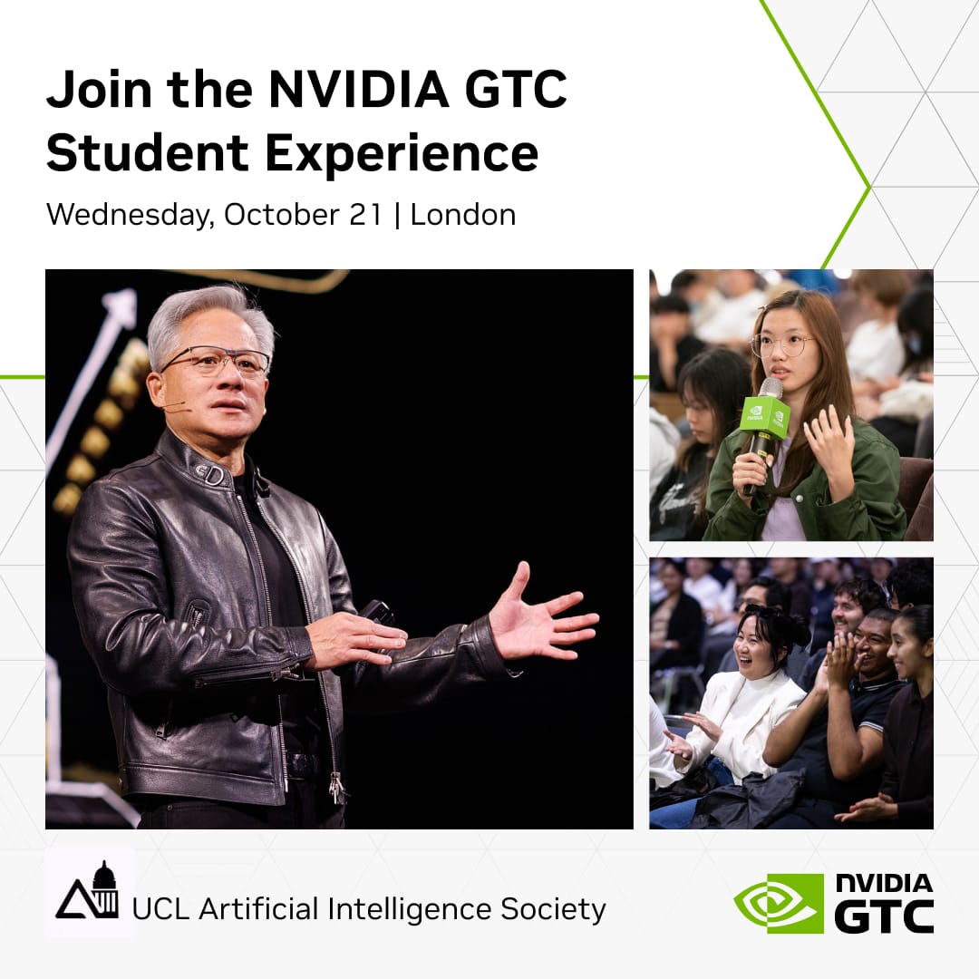 Sociedade de IA da UCL x NVIDIA - Festa de Assistir ao GTC Berlin para Estudantes