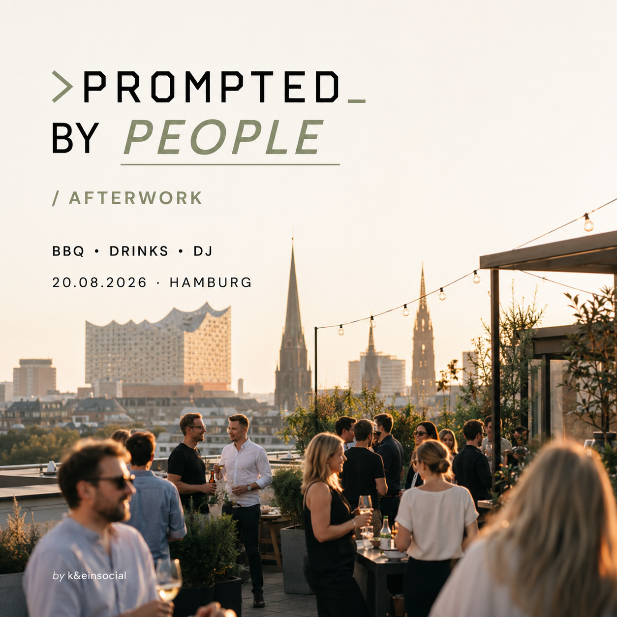 AI Afterwork Hamburg - Food, Drinks & Rooftop Networking