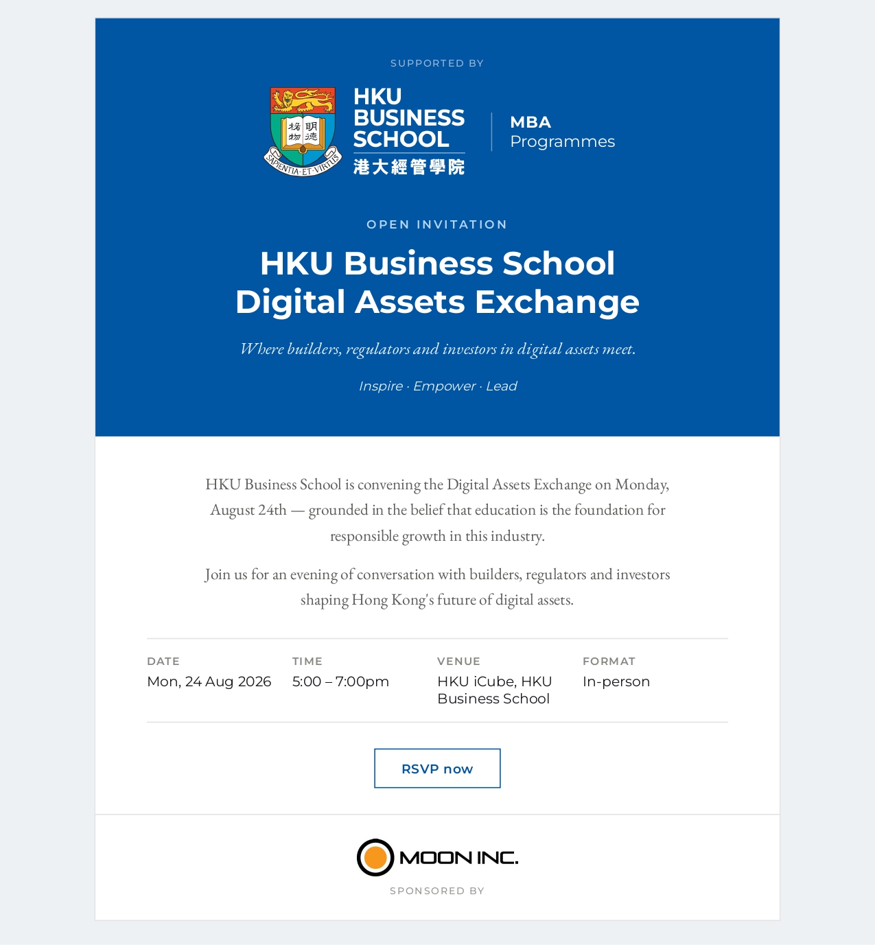 HKU Business School Digital Assets Exchange