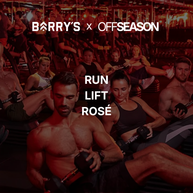 Cover art for #Barry's x Offseason: Run. Lift. Rosé. — Barry's Castro