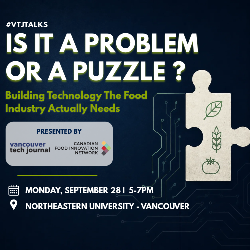 #VTJTalks: Is it a Problem or a Puzzle? Building Technology the Food Industry Actually Needs