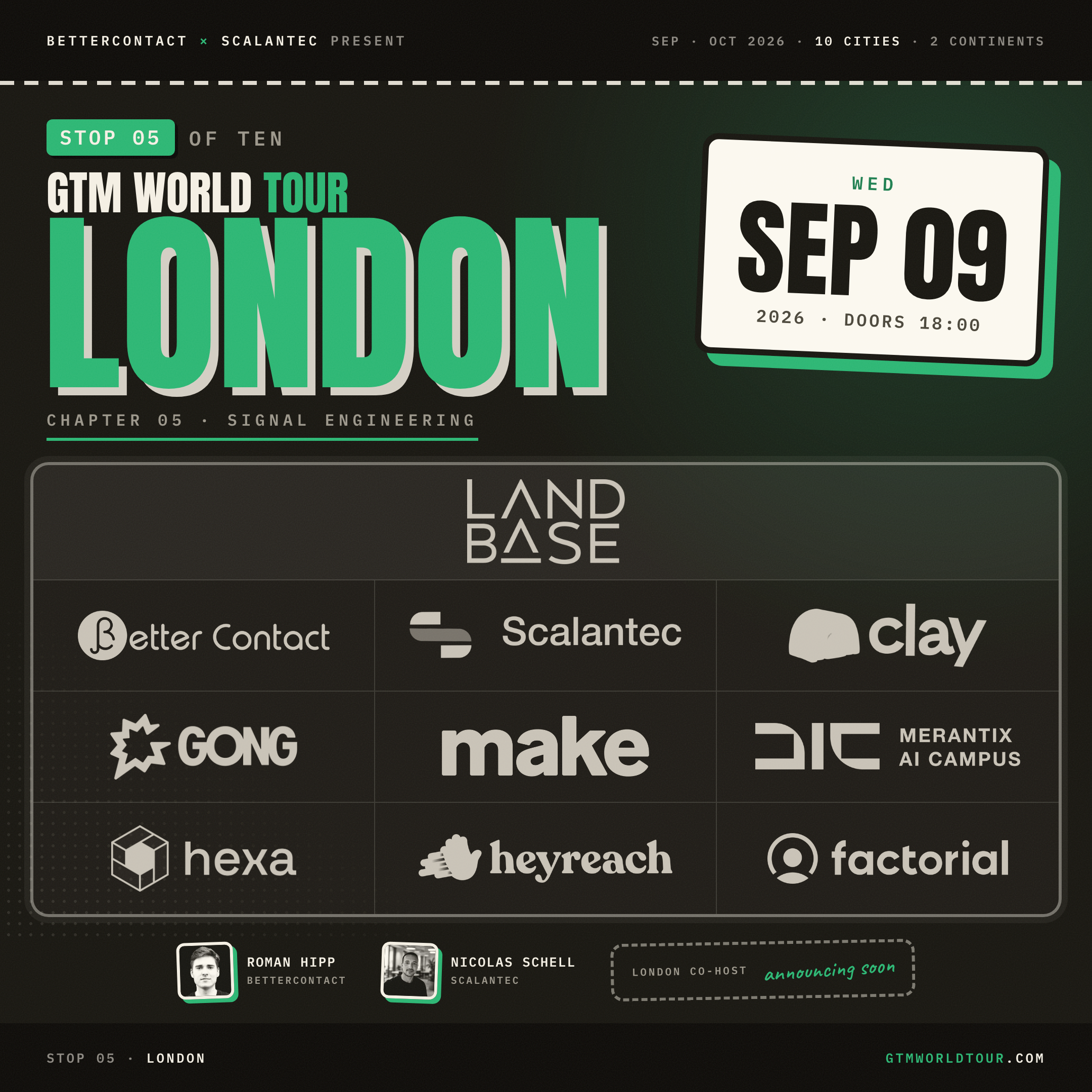 GTM World Tour · London