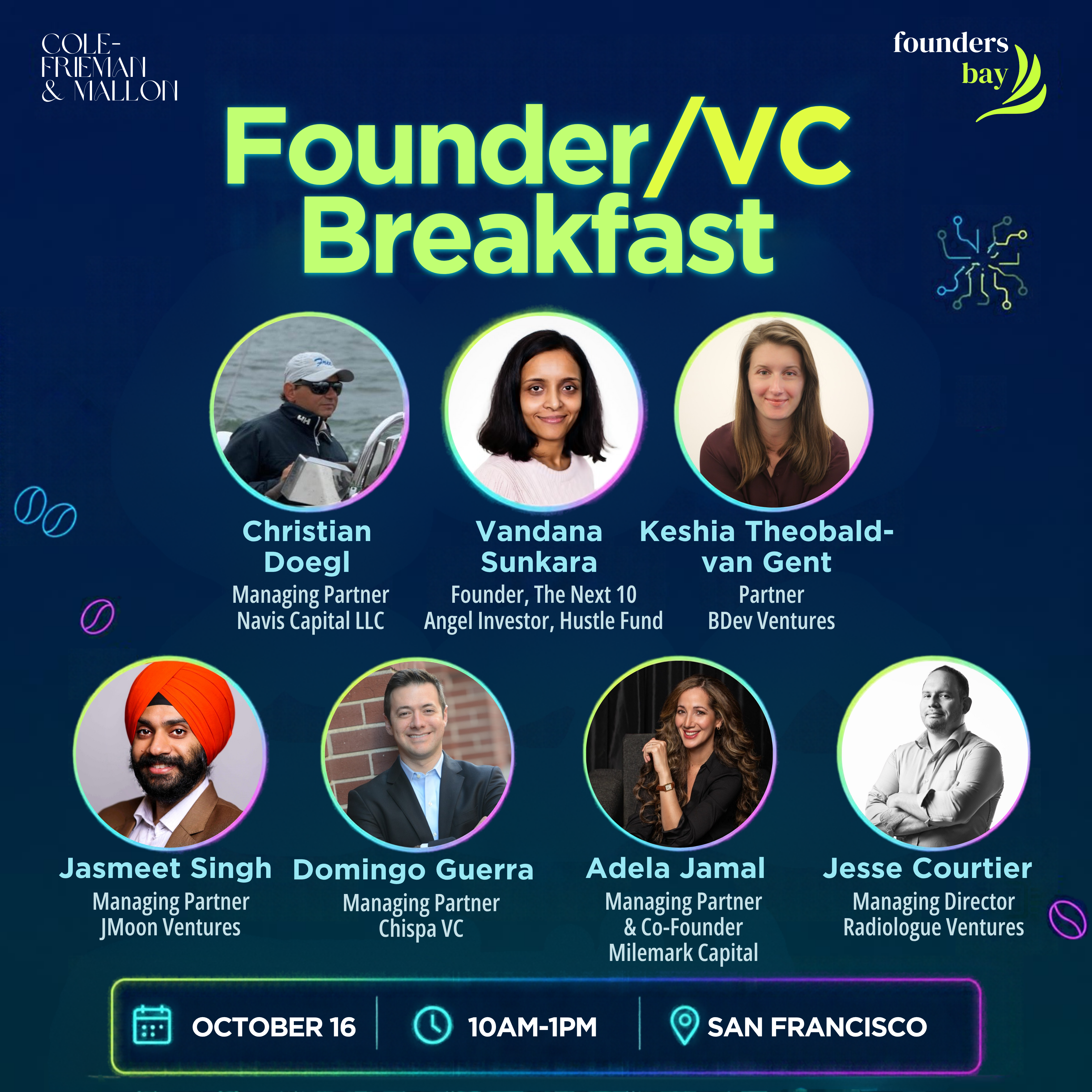 Founder/VC Breakfast hosted by Founders Bay