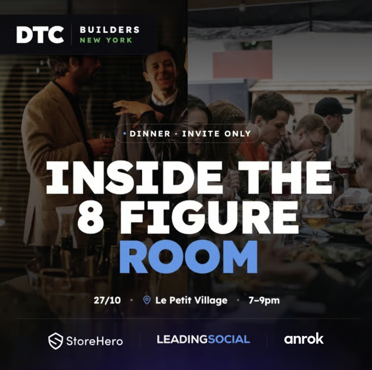 [Brands Only] DTC Dinner | DTC Builders NYC