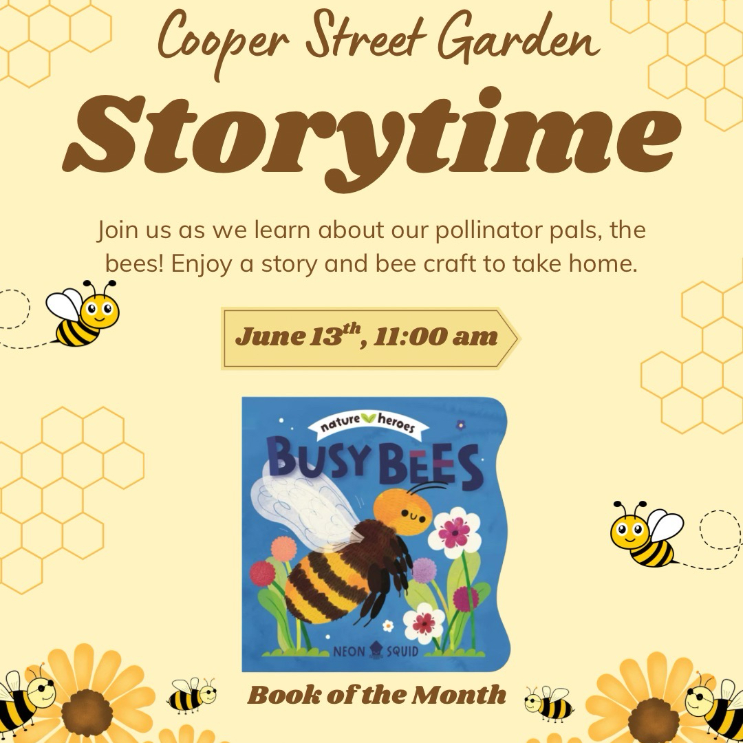Cover art for #Kids Story Time at Cooper Street Garden — Cooper Street Community Garden