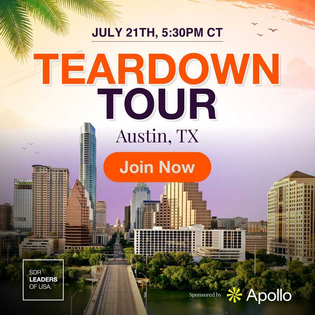 Teardown Tour : Austin | Leaders SDR des USA