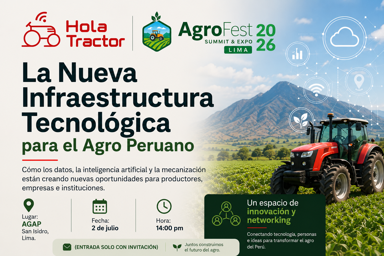 "La Nueva Infraestructura Tecnológica para el Agro Peruano"