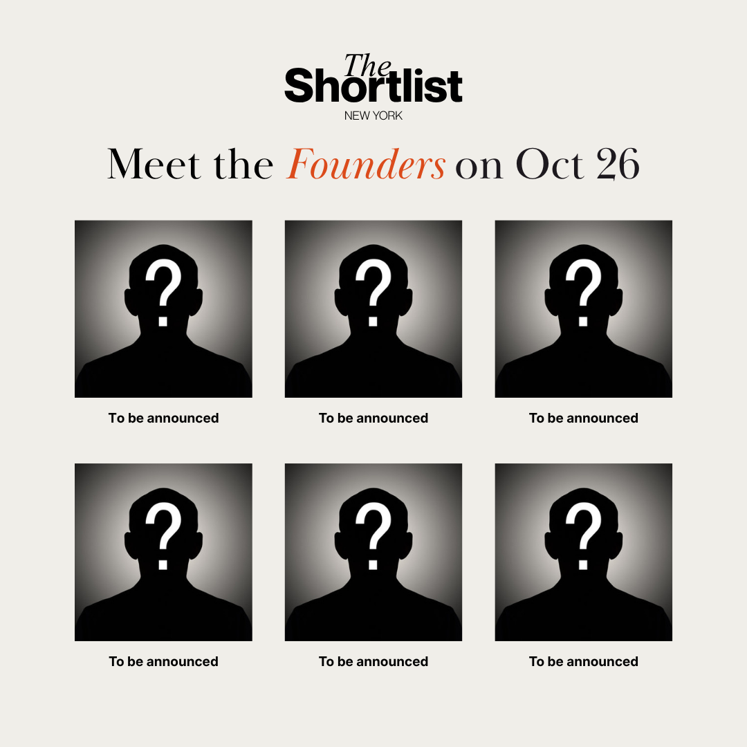 The Shortlist: October Founder Showcase
