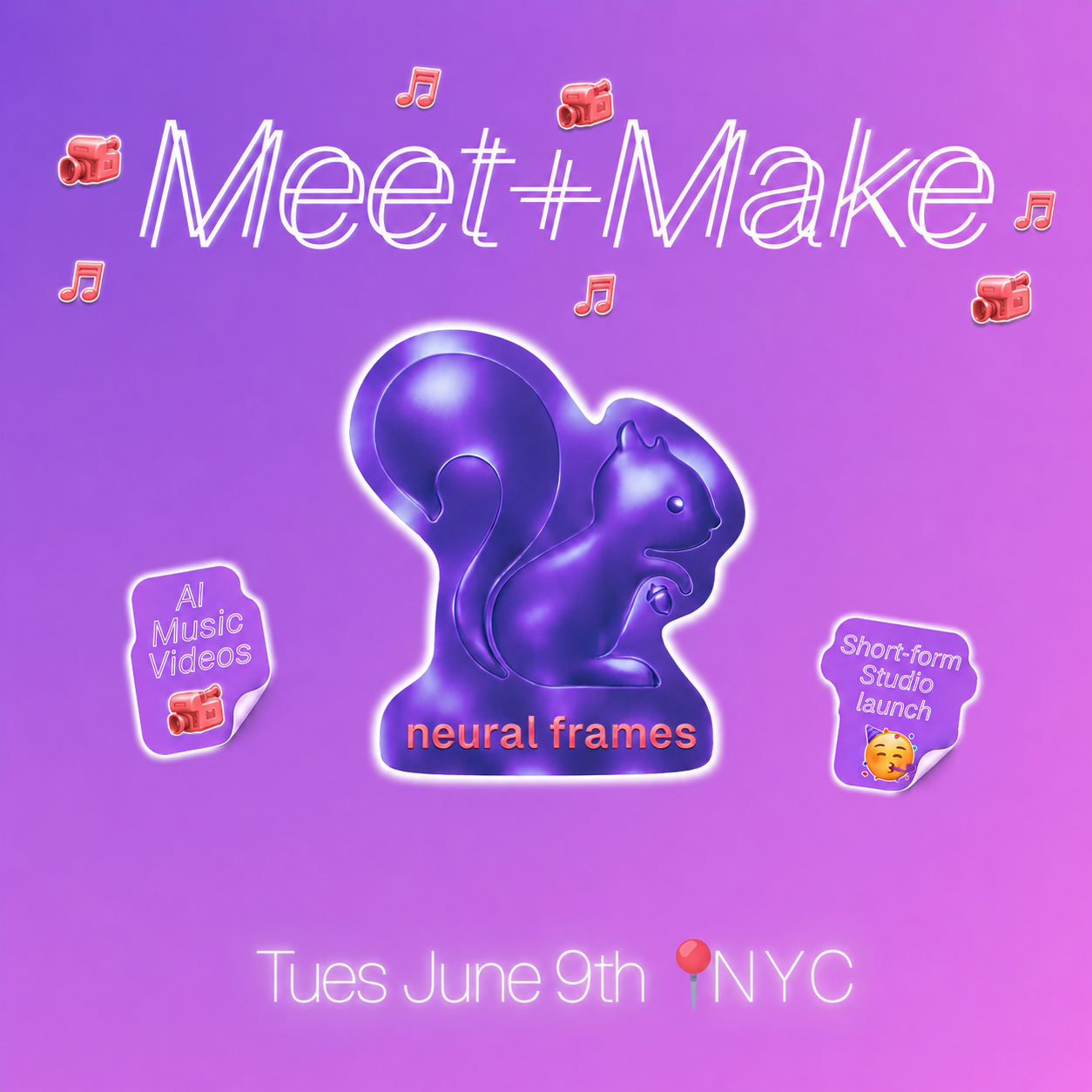 Cover art for #Meet+Make with Neural Frames: AI music videos 📹 — 269 Canal St