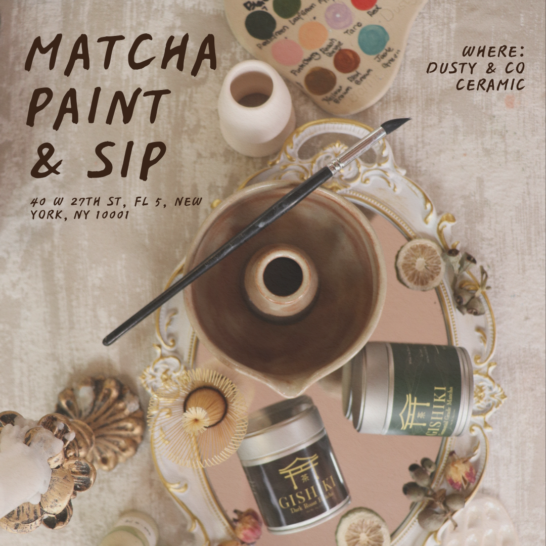 Cover art for #Matcha Bowl Paint & Sip 05/30 @ 1:30 PM — Dusty Co Ceramic