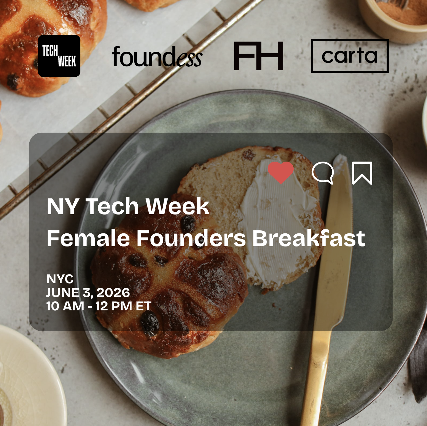 Cover art for #NY Tech Week Female Founders Breakfast — New York, NY