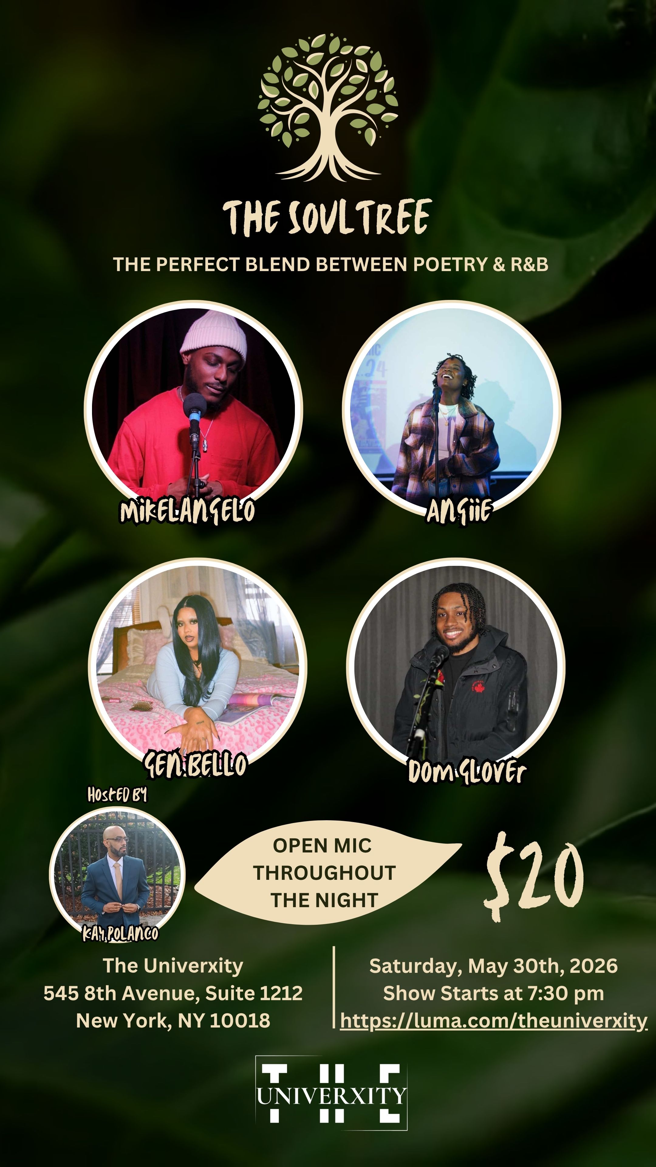 Cover art for #The SoulTree: Poetry & R&B — The Univerxity
