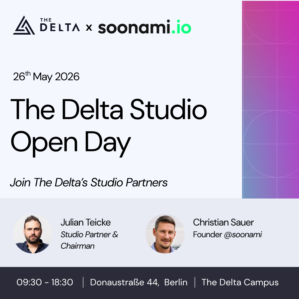 The Delta Studio Open Day