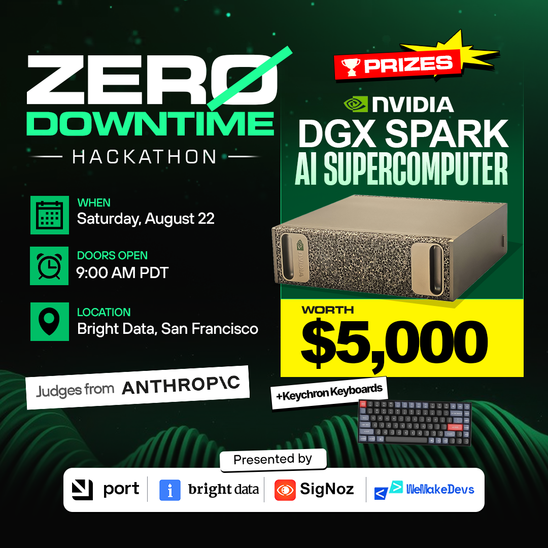 Zero Downtime Hackathon | Win an NVIDIA DGX Spark AI Supercomputer