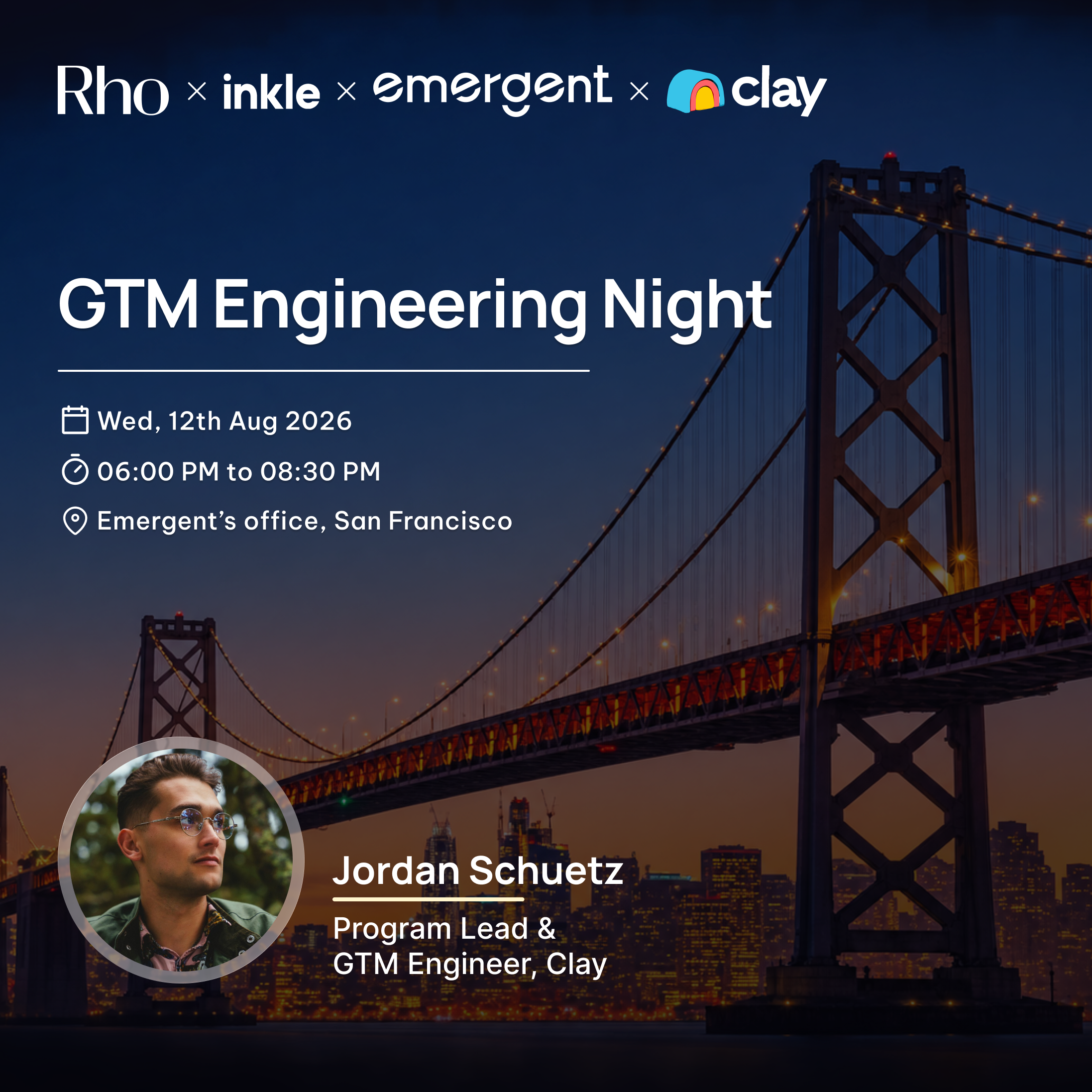 GTM Engineering Meetup | Rho × Inkle × Emergent x Clay