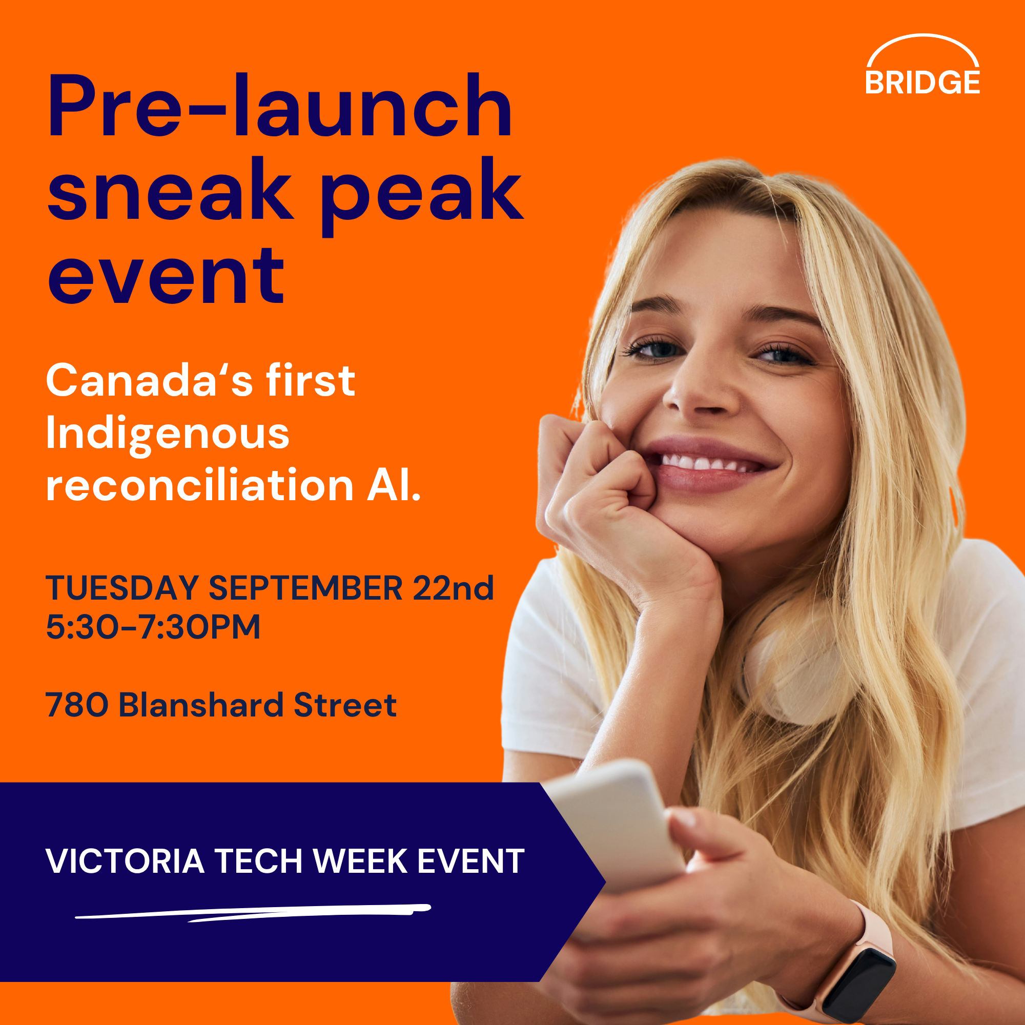 Avant-première du premier AI de réconciliation autochtone du Canada - BRIDGE Impact.