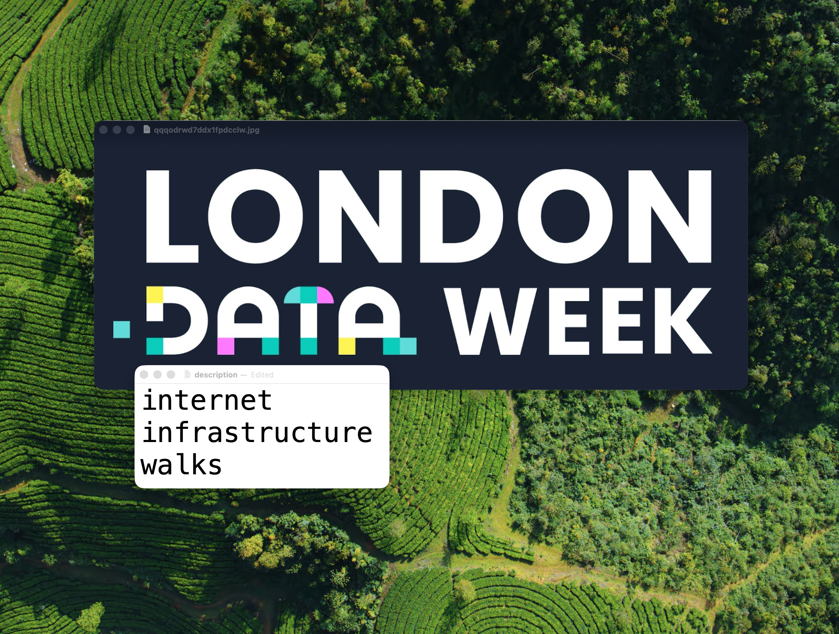 Internet Infrastructure Walk (for London Data Week)