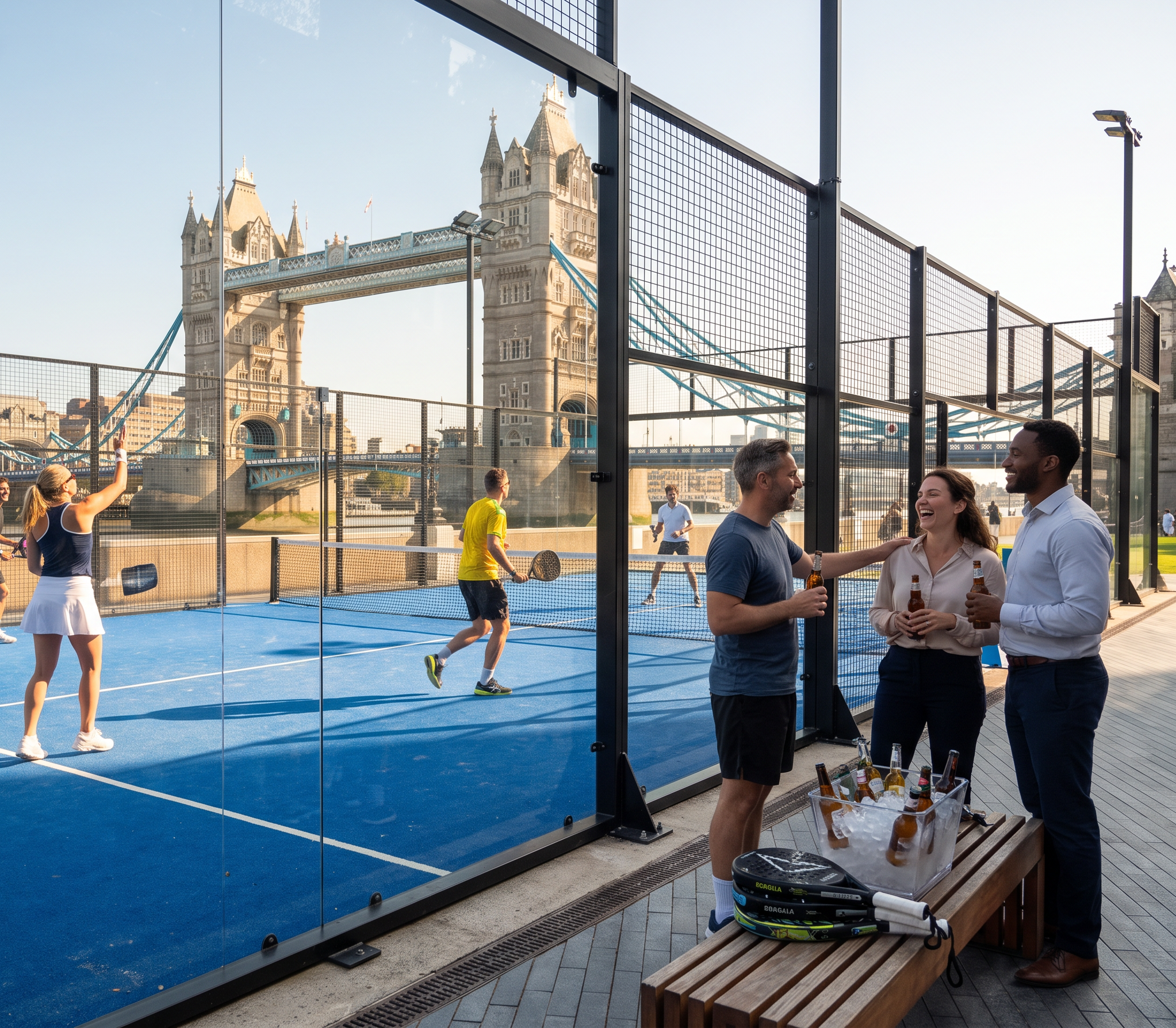 Chief of Paid: Padel by the Tower of London, then drinks