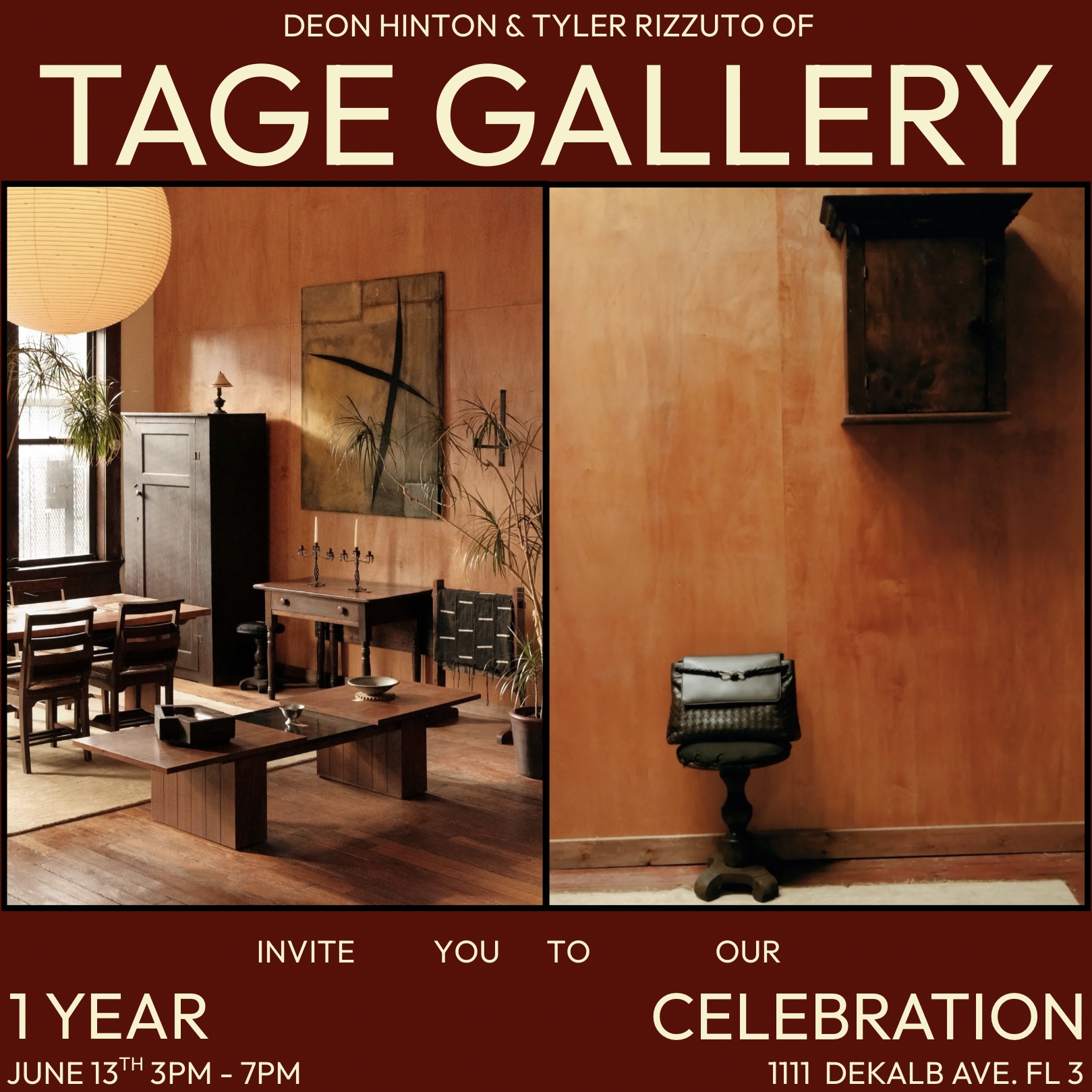 Cover art for #TAGE Gallery 1 Year Celebration — 1111 Dekalb Ave