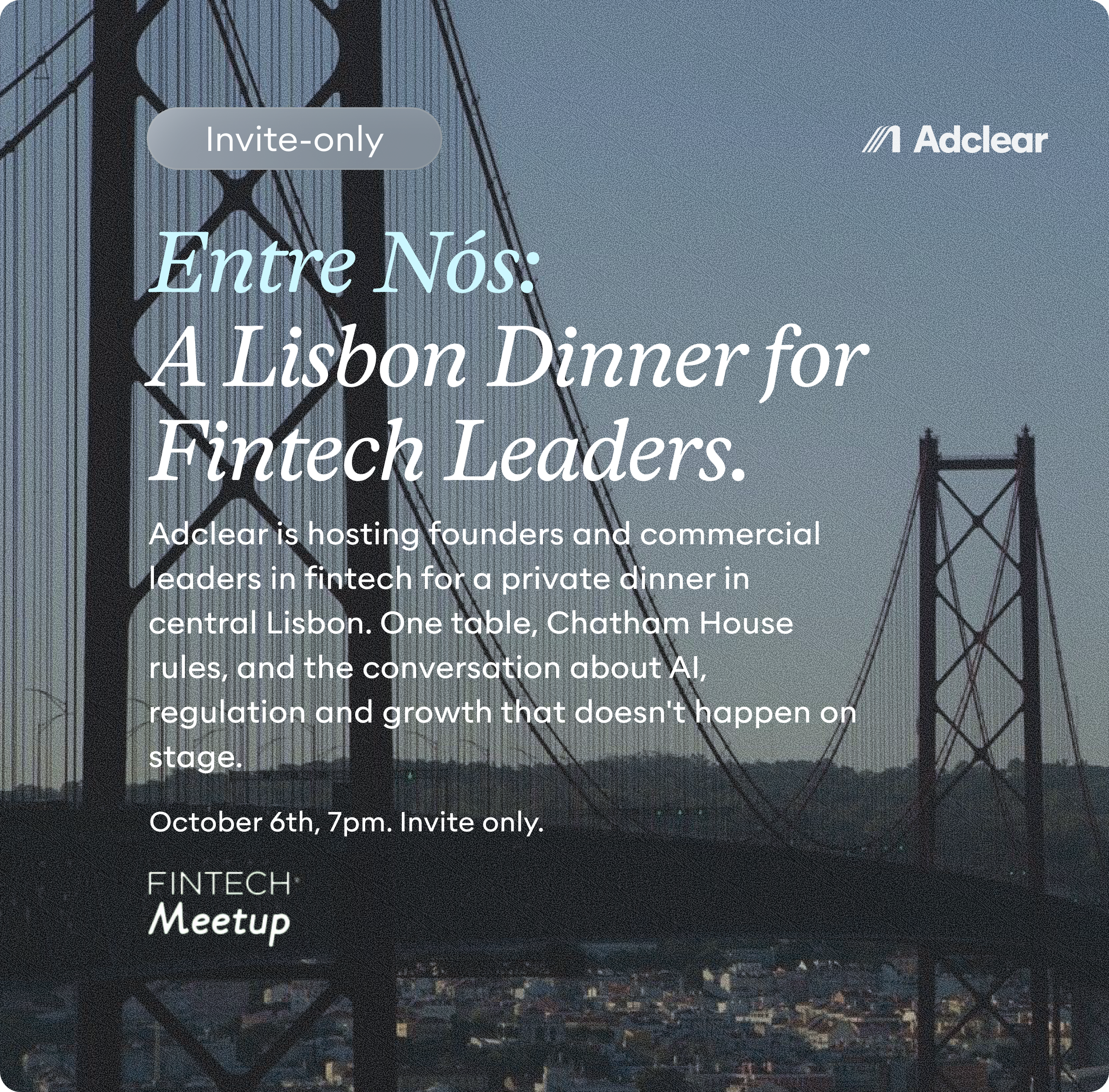 Entre Nos: Una Cena en Lisboa para Líderes de Fintech