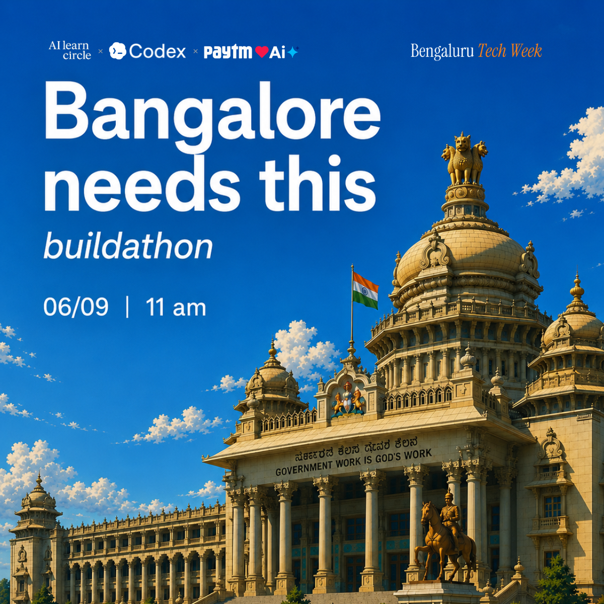 "Bangalore needs this" build sprint