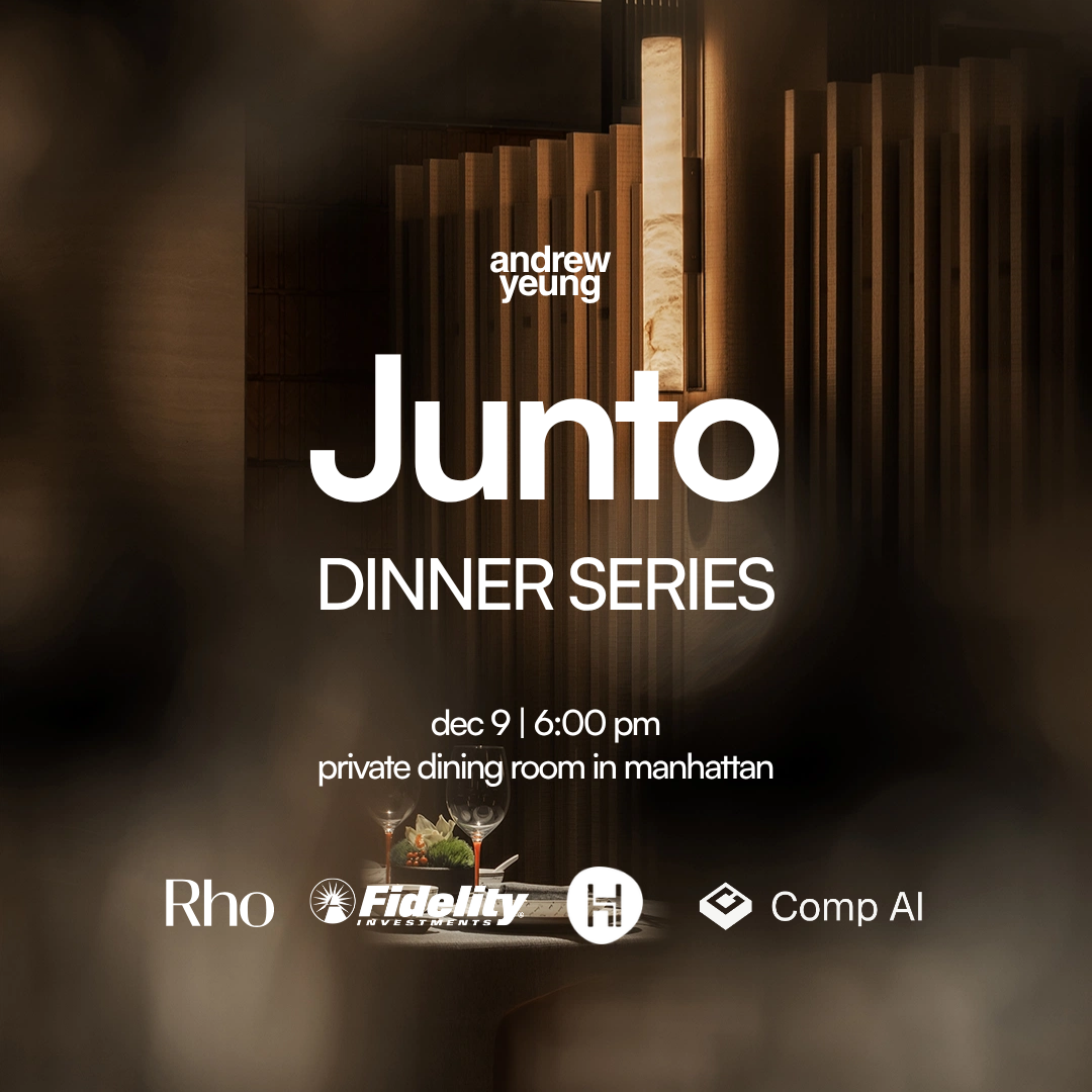 Junto Founder Dinner (Hosted by Andrew & Friends)