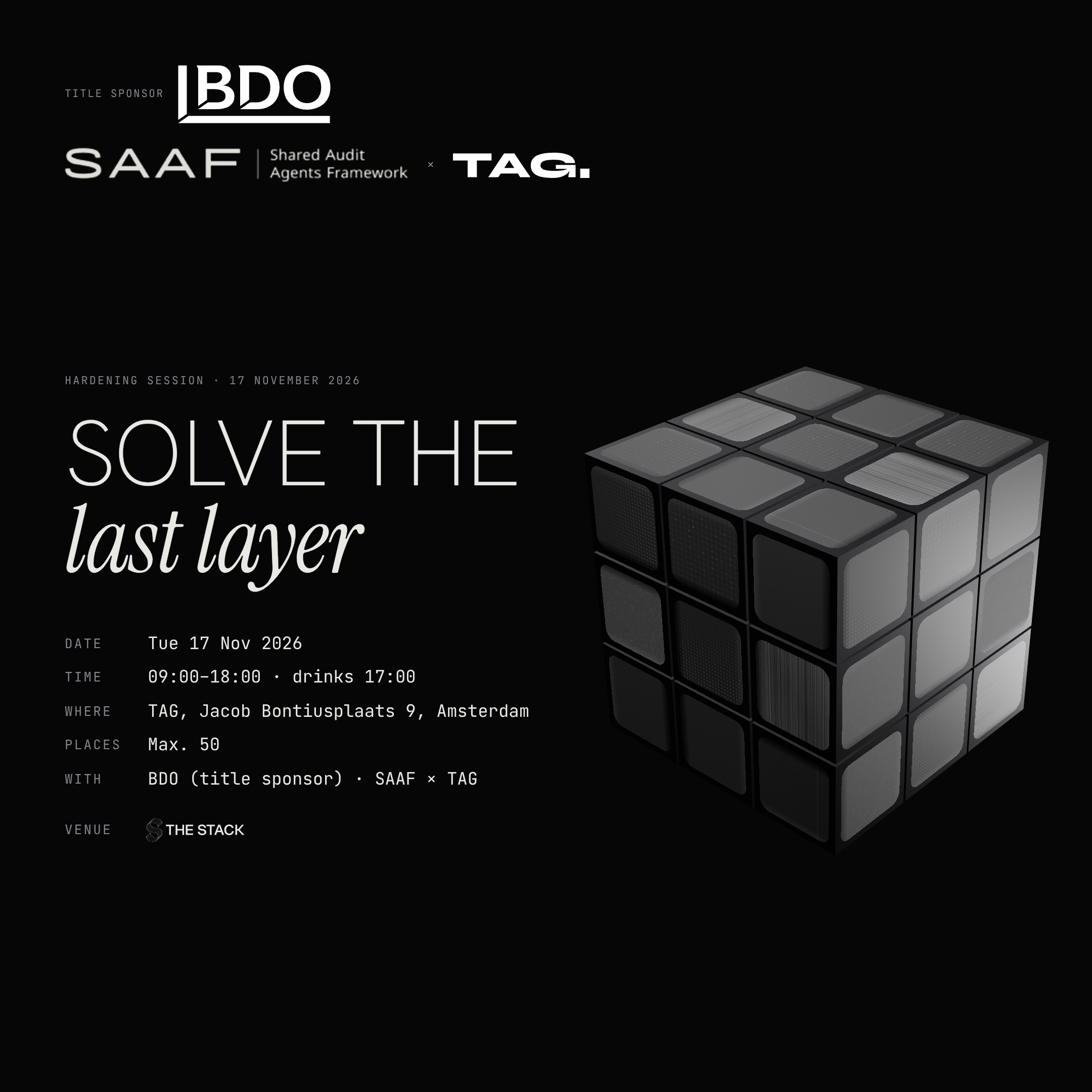 SAAF Hardening Session: Solve the last layer