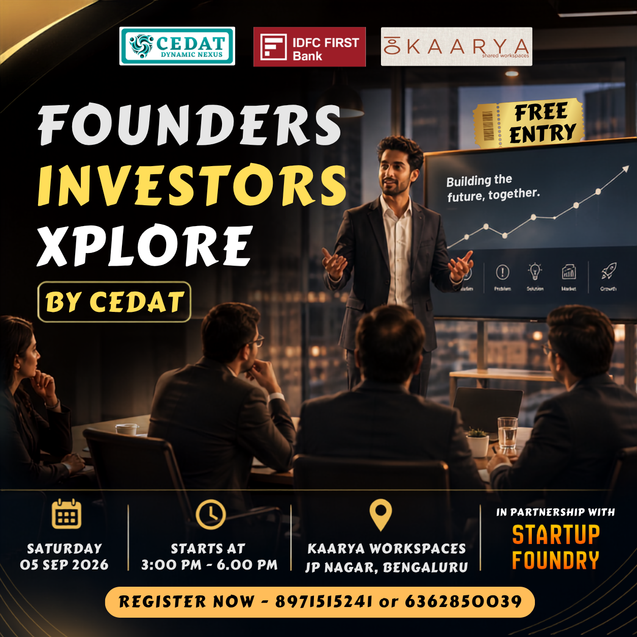 Founders & Investors Xplore by CEDAT