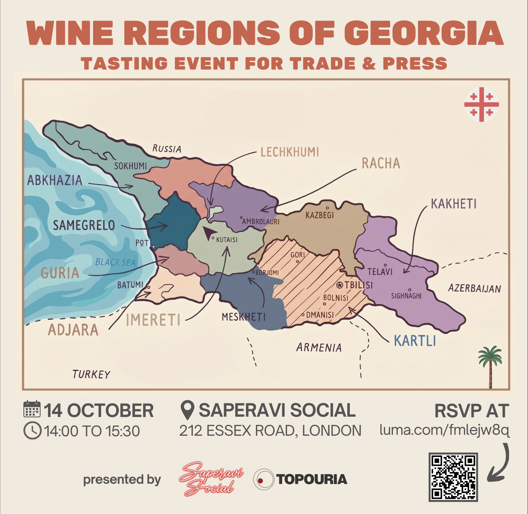 Wine Regions of Georgia: Tasting Event