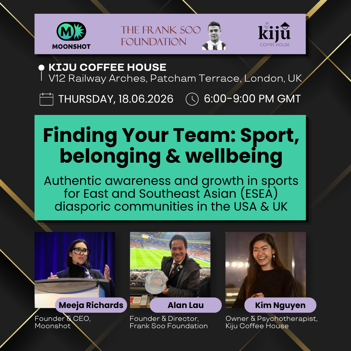 Cover art for #Finding Your Team: Sport, belonging & wellbeing — Kiju Coffee House