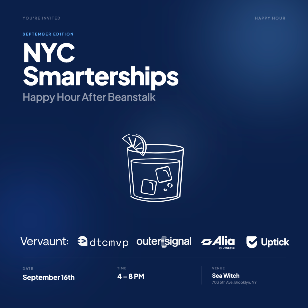 NYC Smarterships Happy Hour After Beanstalk