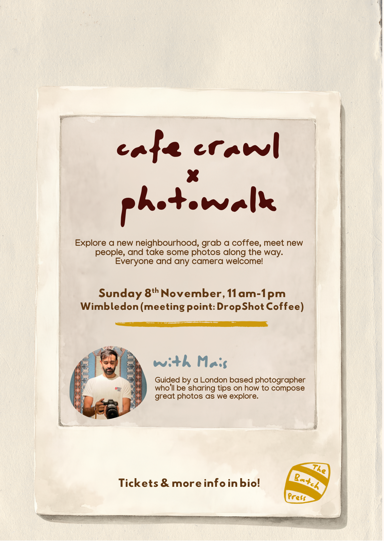 Cafe crawl x Photowalk