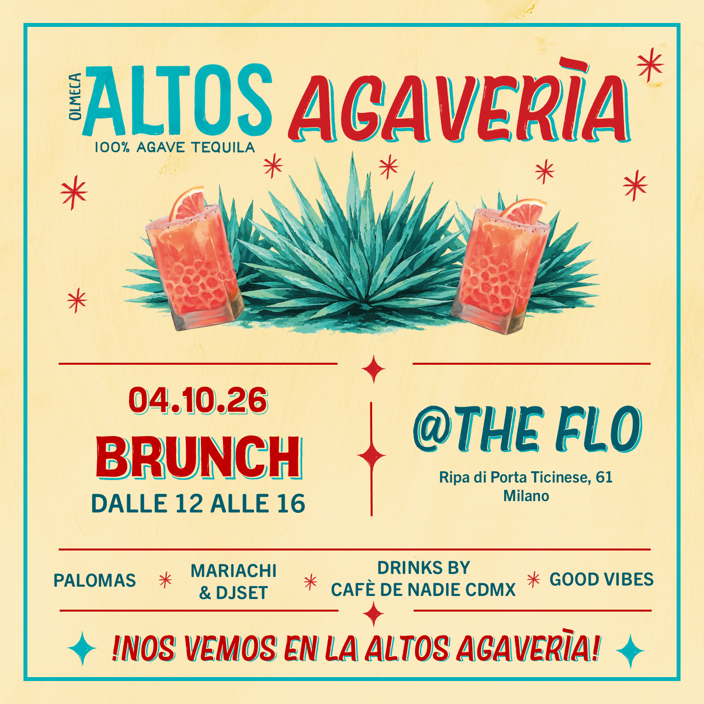 Altos Tequila | Agaverìa popup - Brunch