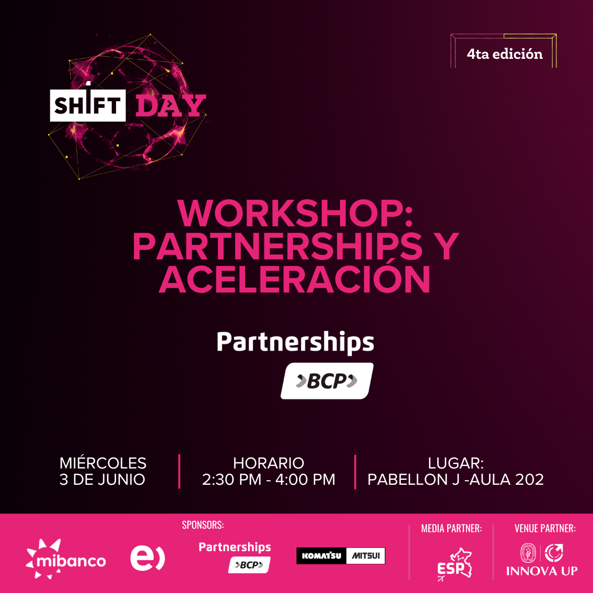 SHIFT DAY | Workshop: Partnerships y aceleración