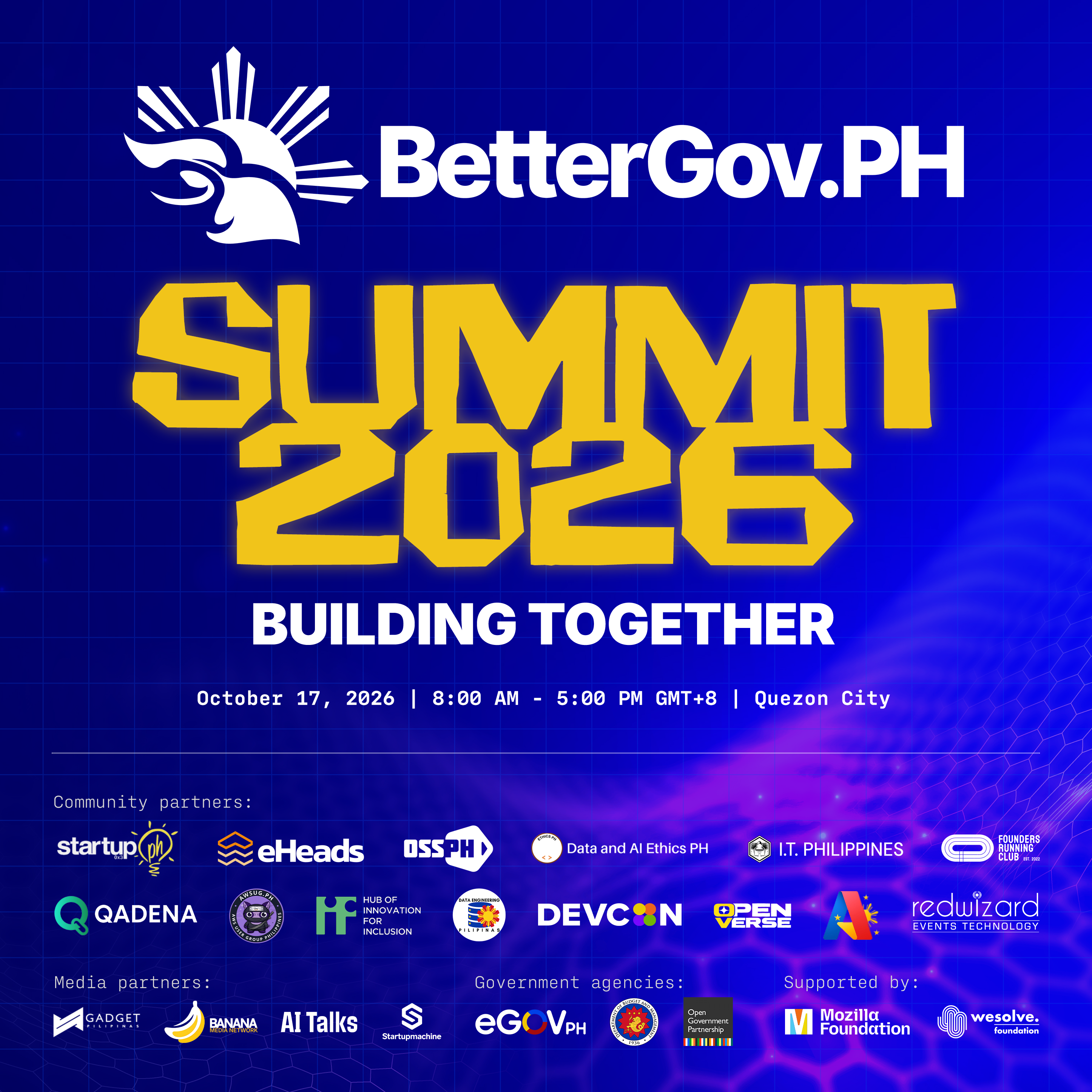BetterGov.PH Summit 2026: Building Together